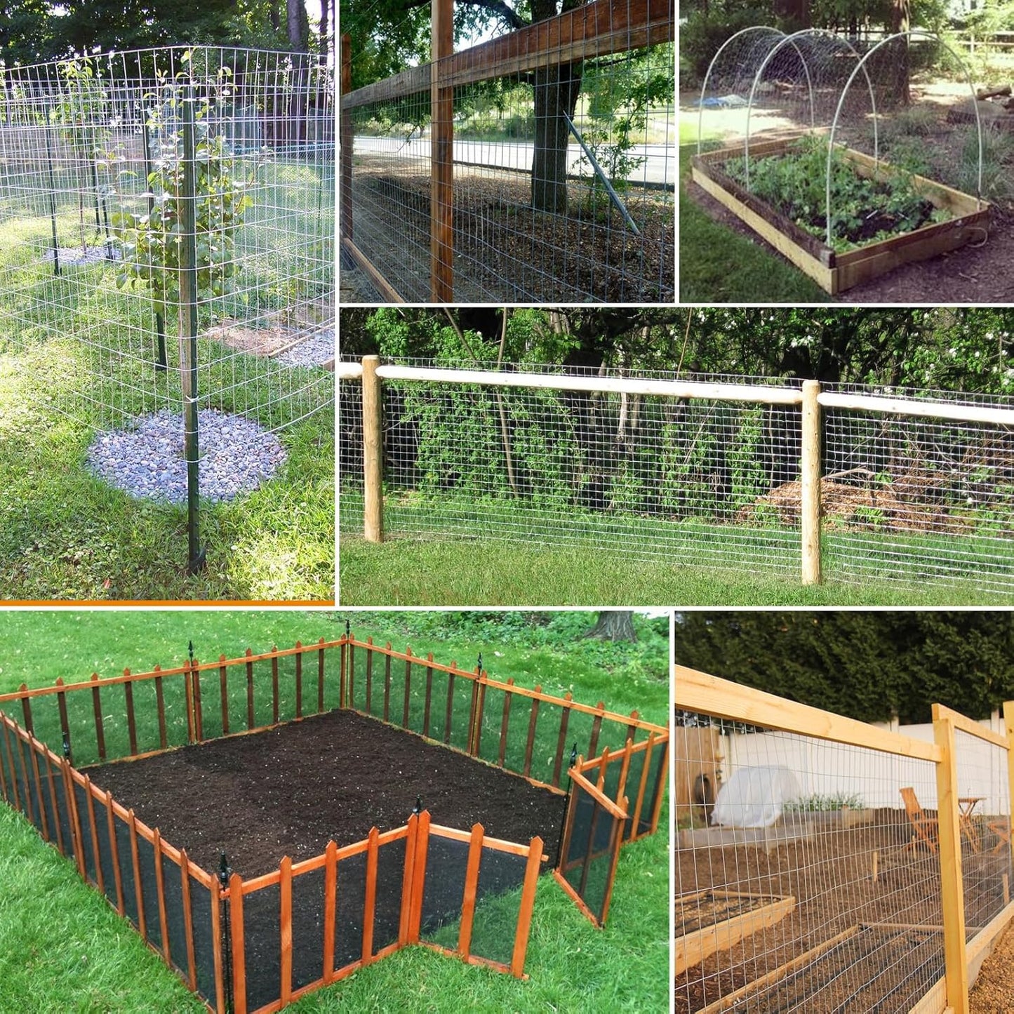 Gartist Hot-Dip Galvanized Welded Hardware Cloth,1/2inch 19Ga 16"x50' Chicken Wire Fencing, Raised Garden Bed Supports Wire Mesh Roll, Galvanized Wire Mesh Fence Prevent Snakes, Raccoons, Foxes - WildKart