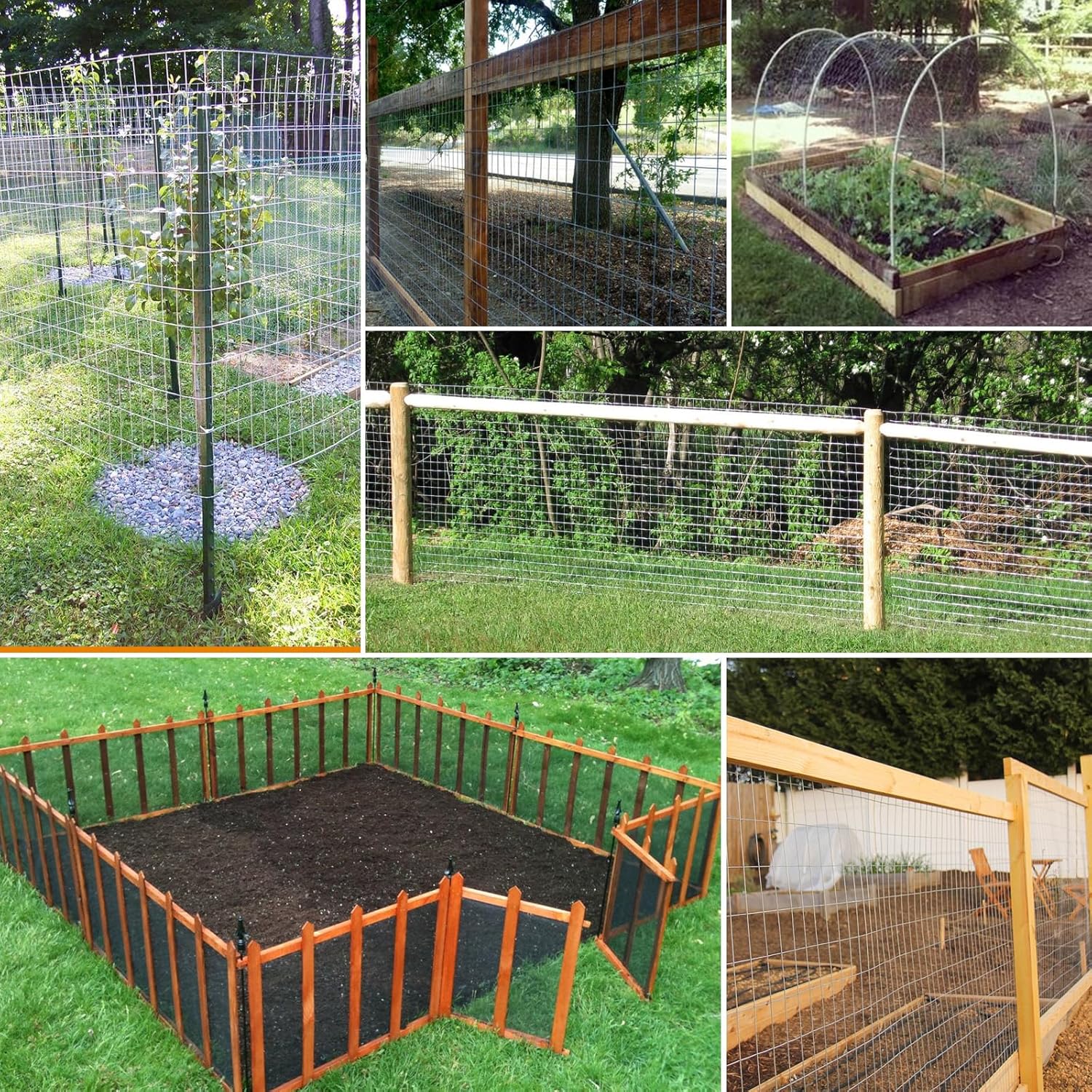 Gartist Hot-Dip Galvanized Welded Hardware Cloth,1/2inch 19Ga 16"x50' Chicken Wire Fencing, Raised Garden Bed Supports Wire Mesh Roll, Galvanized Wire Mesh Fence Prevent Snakes, Raccoons, Foxes - WildKart