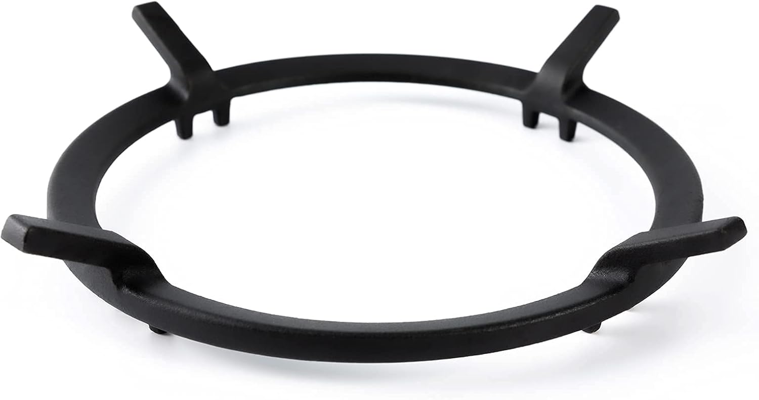 Gas Range Charbrofire Wok Ring Replacement Parts for GE, Whirlpool, Kitchenaid, Kenmore - Cast Iron Wok Support Stand for Gas Stove - Cookware Accessories