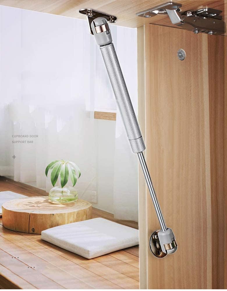 Gas Spring 120N/26lb Soft Close Hinges 2 Pack - Hydraulic Support for Toy Box, Cabinet, Kitchen - Gas Strut Lid Support