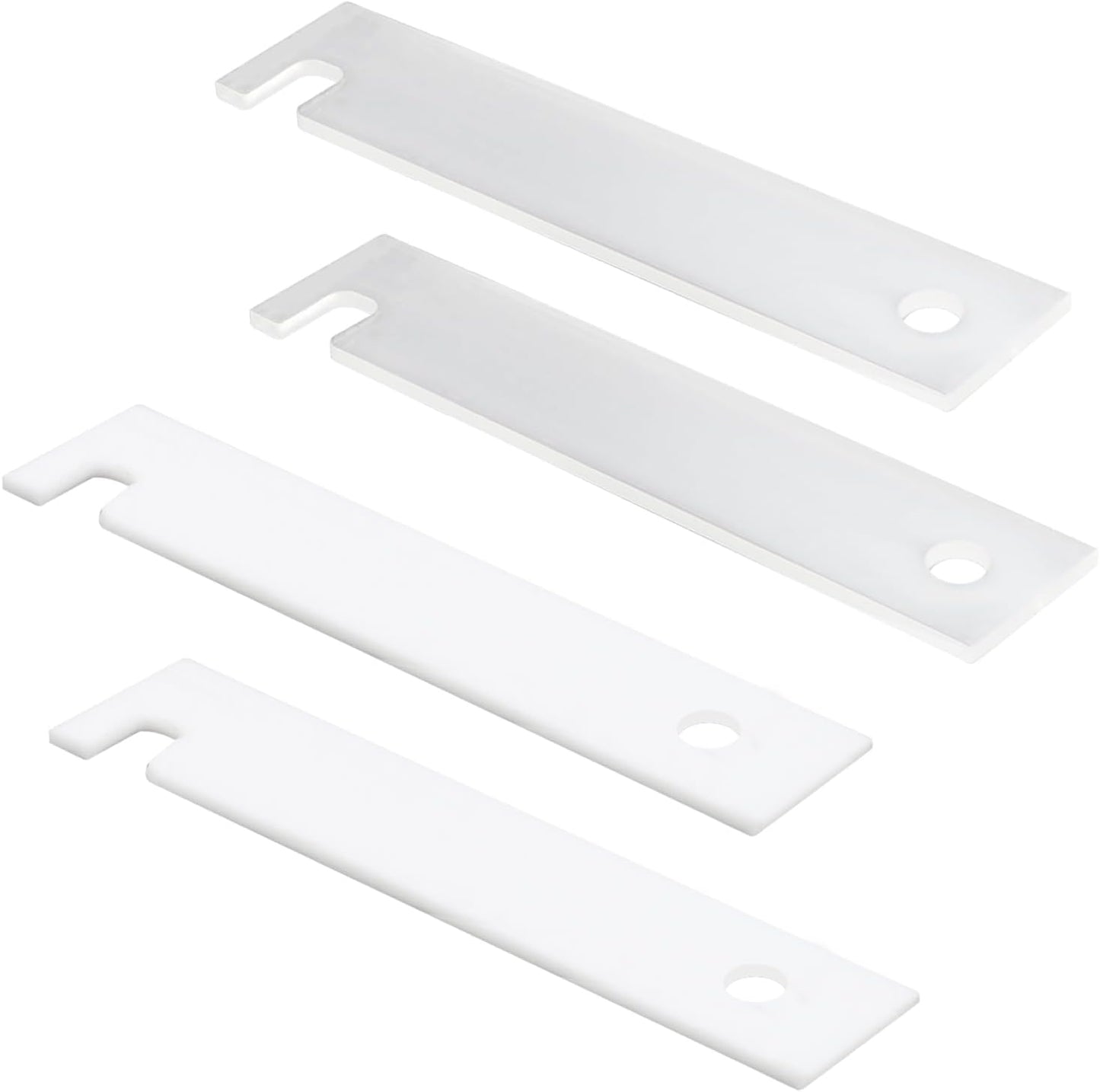 GE Dryer Parts WE3M51 WE3M52 Nylon & Teflon Drum Bearing Slide Replacement Kit - Front Bearing Kit, 4 PCS.