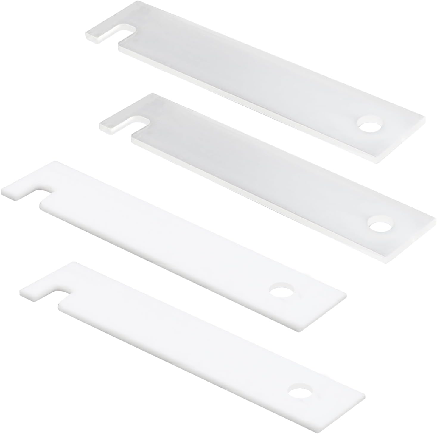 GE Dryer Parts WE3M51 WE3M52 Nylon & Teflon Drum Bearing Slide Replacement Kit - Front Bearing Kit, 4 PCS.