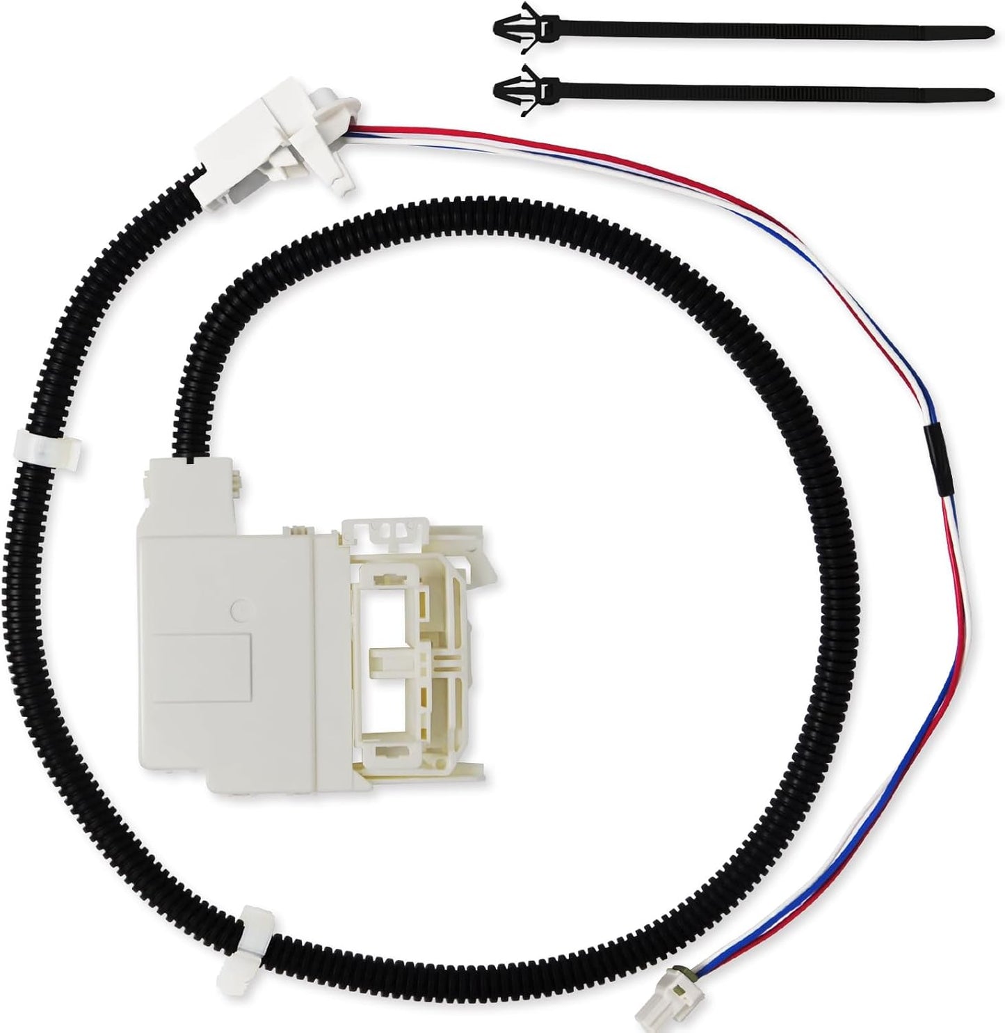 GE Washer Lid Lock and Harness Replacement Kit WH08X32657 WH08X31222 WH08X37937 - Fits Models GTW220ACK7WW GTW335ASN2WW GTW465ASN2WW GTW465ASN3WW GTW465ASN9WW HTW240ASK6WS - Replaces 4963152 AP7033485 PD00070146