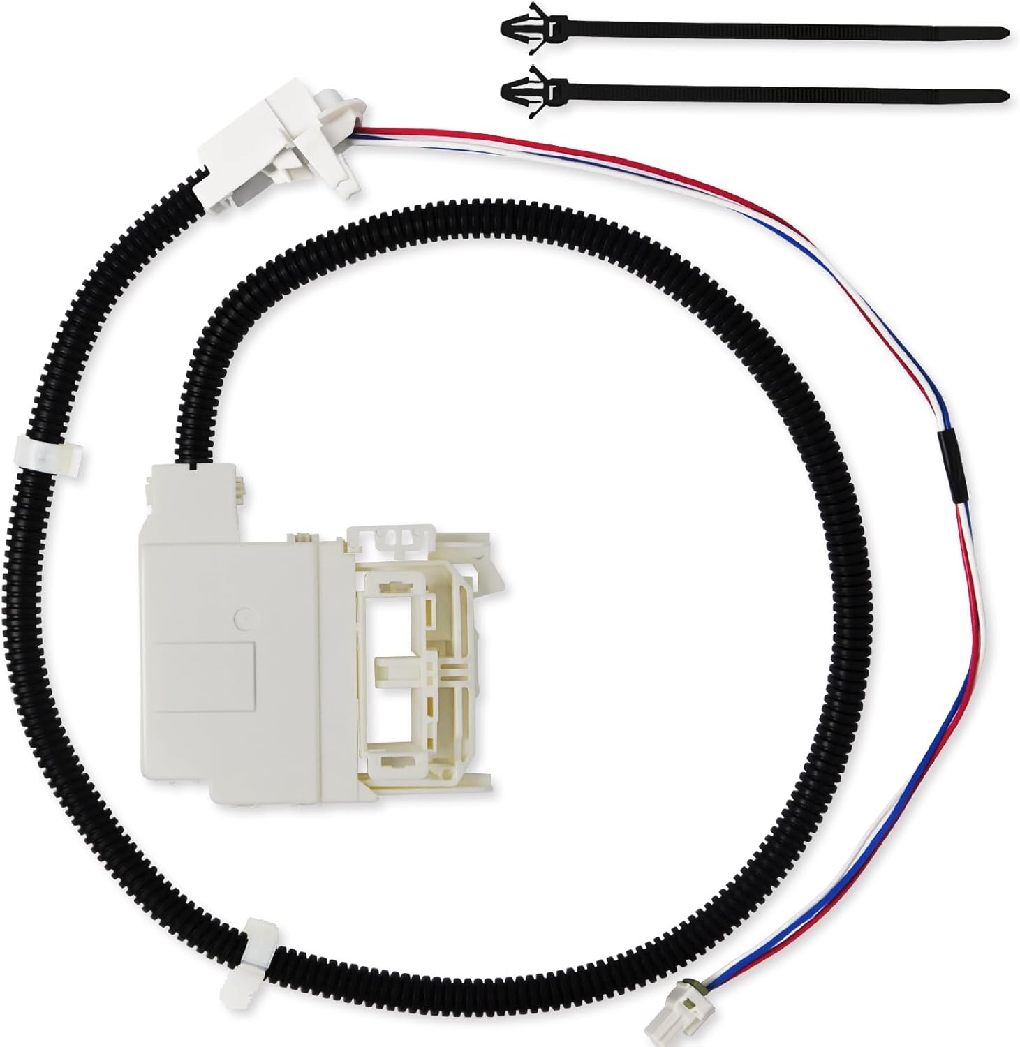 GE Washer Lid Lock and Harness Replacement Kit WH08X32657 WH08X31222 WH08X37937 - Fits Models GTW220ACK7WW GTW335ASN2WW GTW465ASN2WW GTW465ASN3WW GTW465ASN9WW HTW240ASK6WS - Replaces 4963152 AP7033485 PD00070146