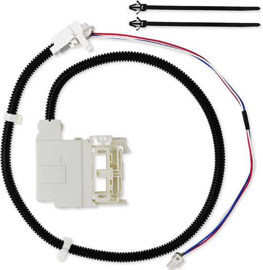 GE Washer Lid Lock and Harness Replacement Kit WH08X32657 WH08X31222 WH08X37937 - Fits Models GTW220ACK7WW GTW335ASN2WW GTW465ASN2WW GTW465ASN3WW GTW465ASN9WW HTW240ASK6WS - Replaces 4963152 AP7033485 PD00070146