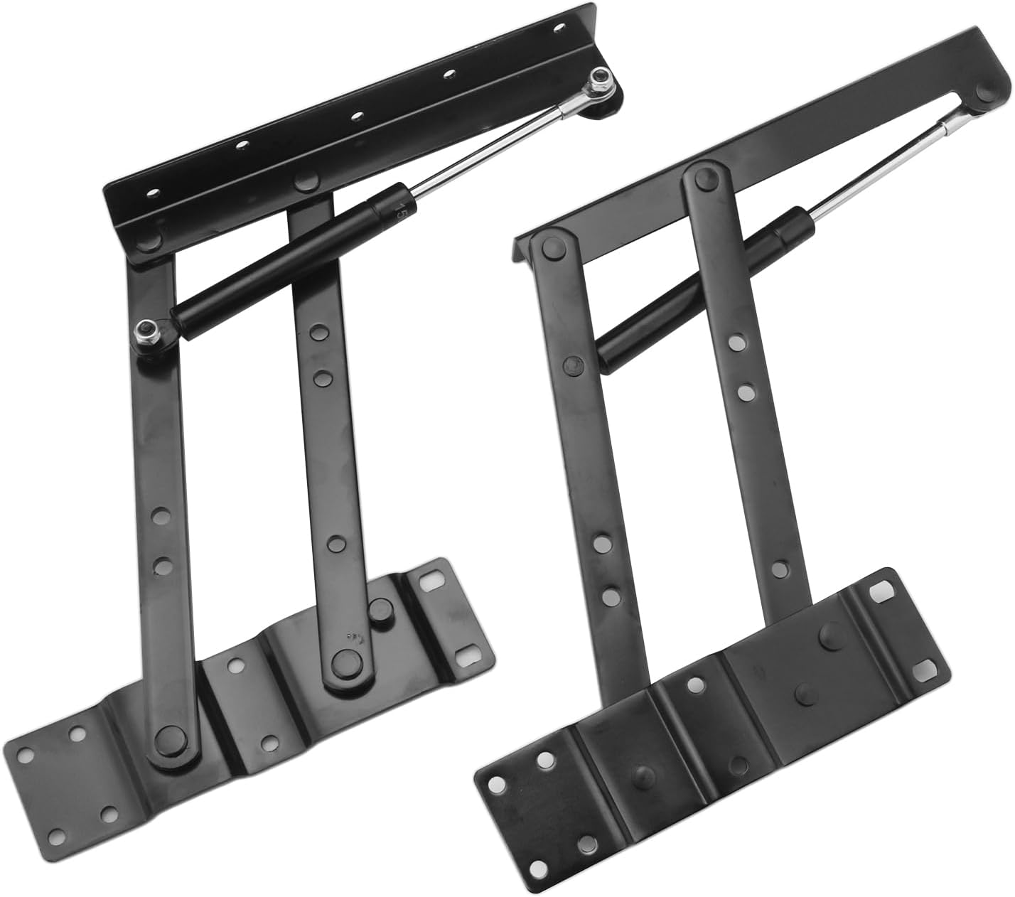 GENHAKON Heavy Duty Folding Lift Up Hinges for Coffee Table Furniture - 1 Pair Hydraulic Mechanism Hardware for Home Lifting - WildKart