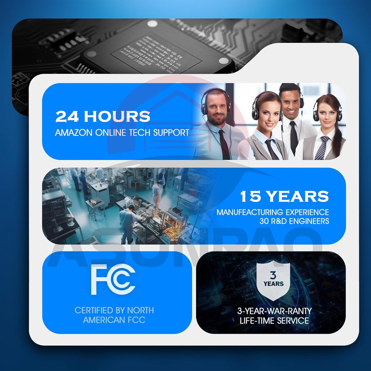 Genie Garage Door Opener Remote Replacement for G3T-BX G3T-R G3T-A with 3-Year Warranty Auto-Seek 315/390MHZ