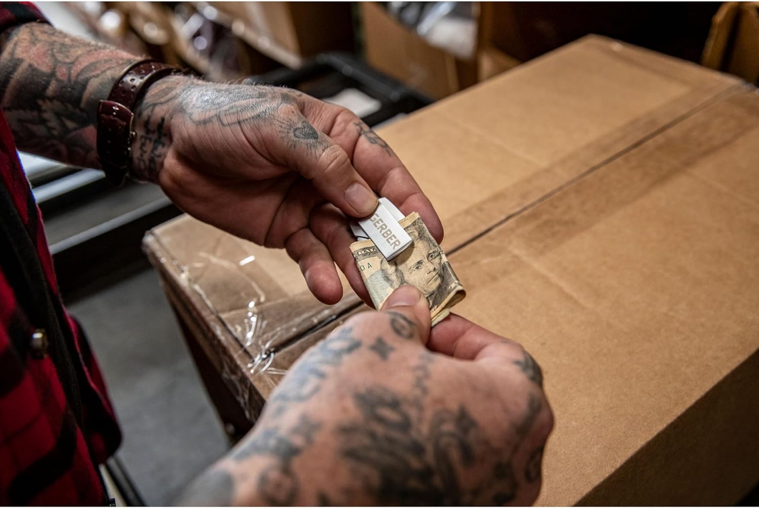 Gerber Gear EAB Lite Pocket Razor Knife with Money Clip - Folding Stainless Steel Utility Knife for Everyday Carry