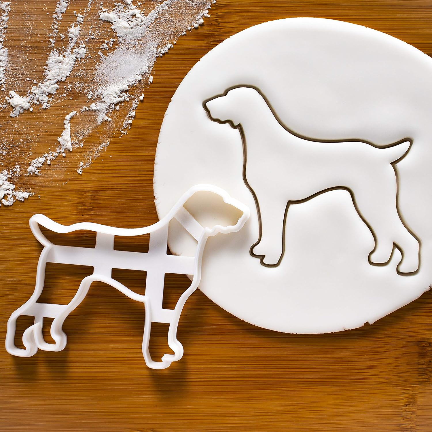 German Shorthaired Pointer Cookie Cutter Set - Face & Silhouette Designs - 2 Pieces by Bakerlogy