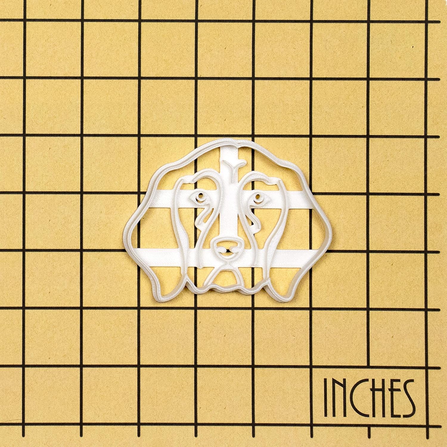 German Shorthaired Pointer Cookie Cutter Set - Face & Silhouette Designs - 2 Pieces by Bakerlogy