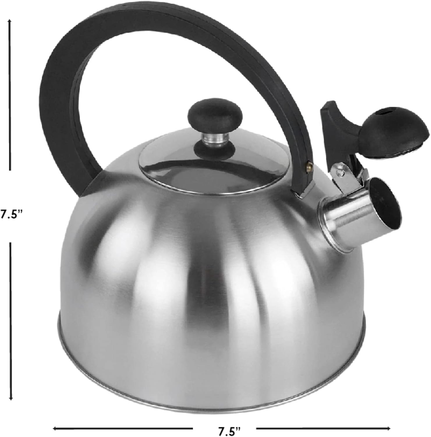 Gibson Overseas Springberry 2.25 Quart Whistle Tea Kettle - Stylish and Functional Addition to Your Kitchen