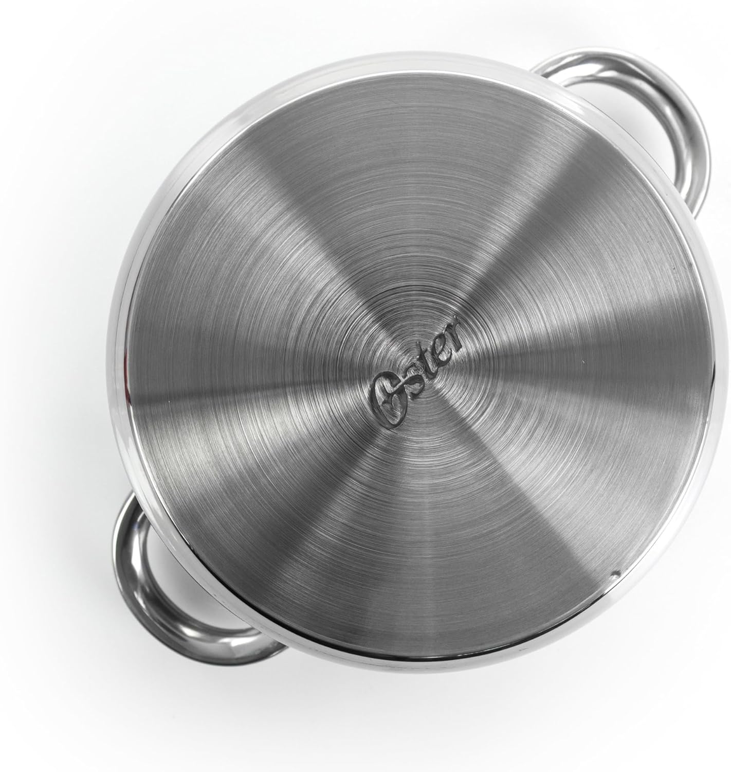 Gibson Sangerfield Oster Dutch Oven 4 QT Stainless Steel with Lid and Dividers 128612.05
