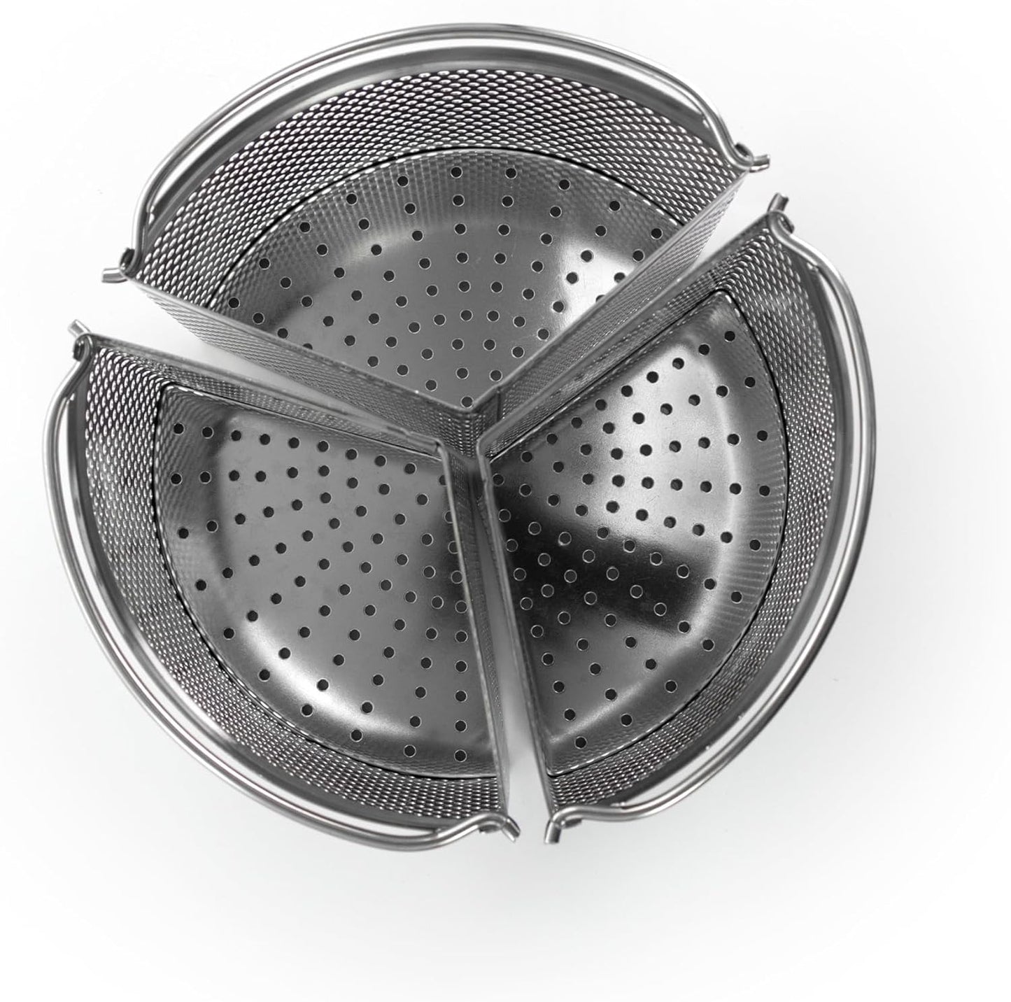 Gibson Sangerfield Oster Dutch Oven 4 QT Stainless Steel with Lid and Dividers 128612.05