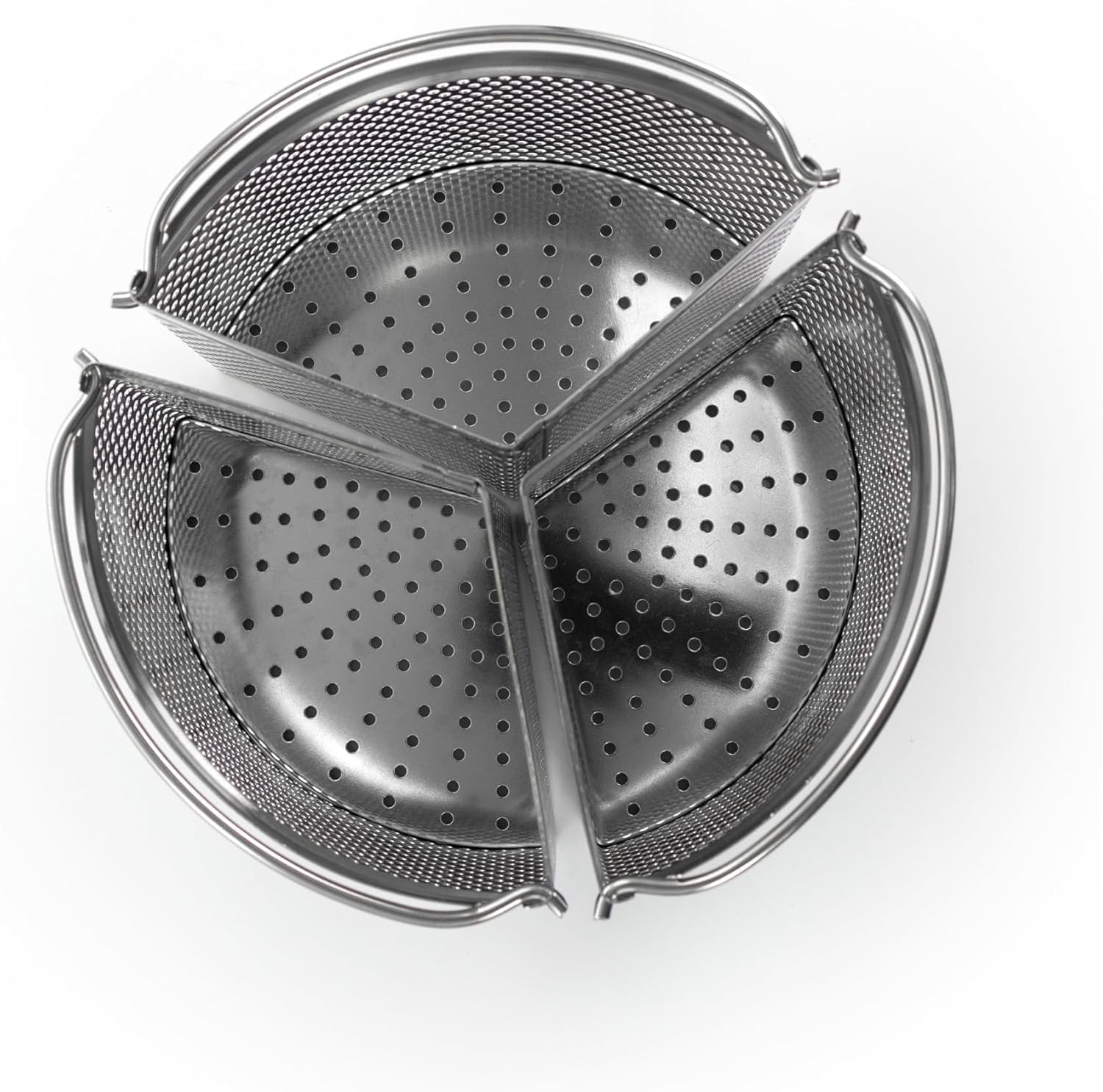 Gibson Sangerfield Oster Dutch Oven 4 QT Stainless Steel with Lid and Dividers 128612.05