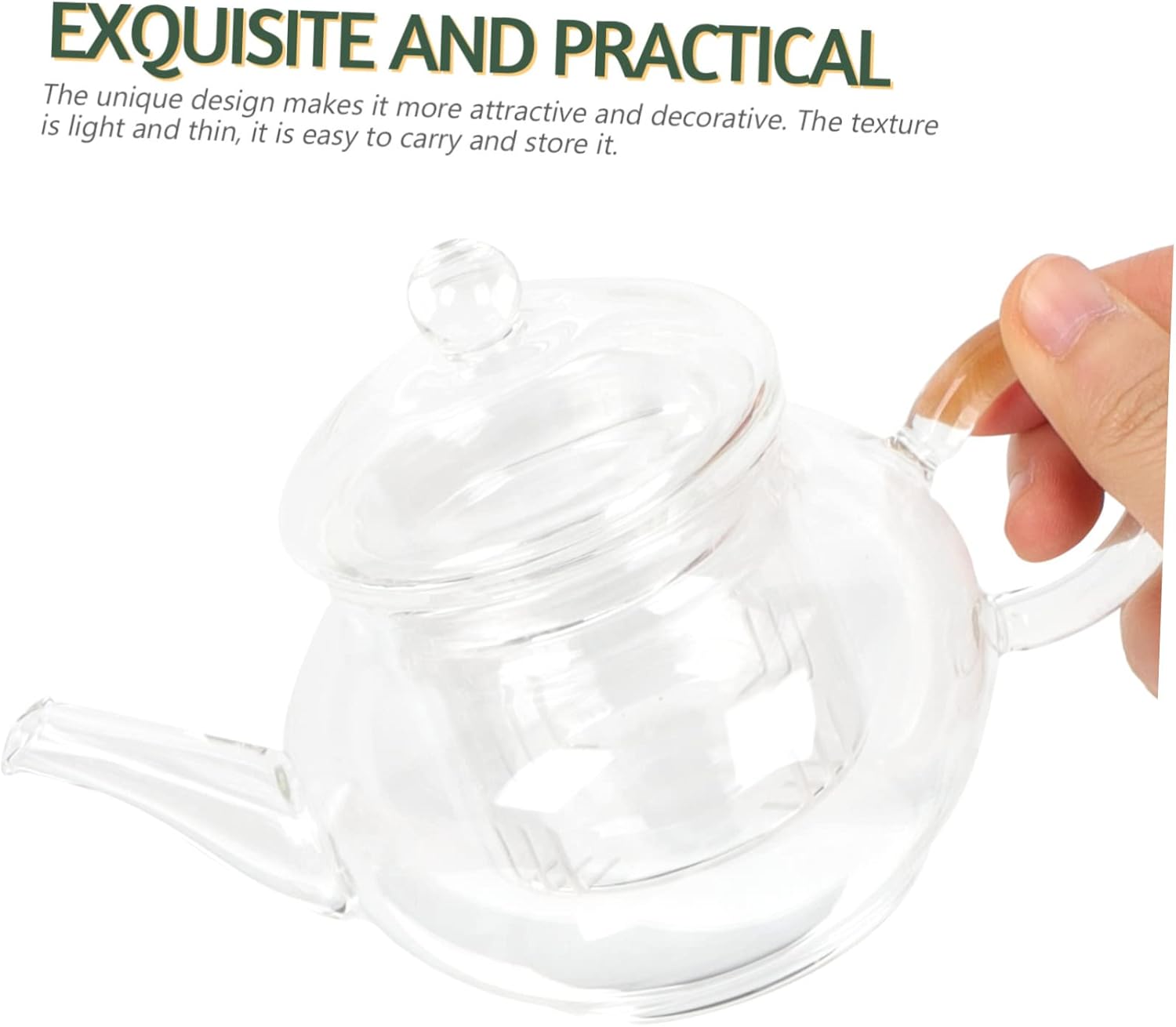 Glass Loose Leaf Tea Kettle Set with Strainer and Whistling Saucers for Stove Top Teapots