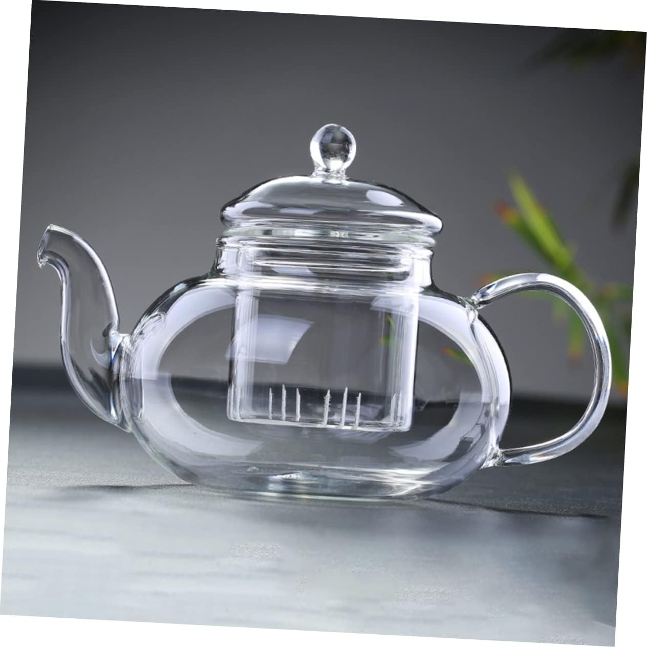Glass Teapot for Loose Leaf Tea Brewing - 1 Piece Teaware Pot