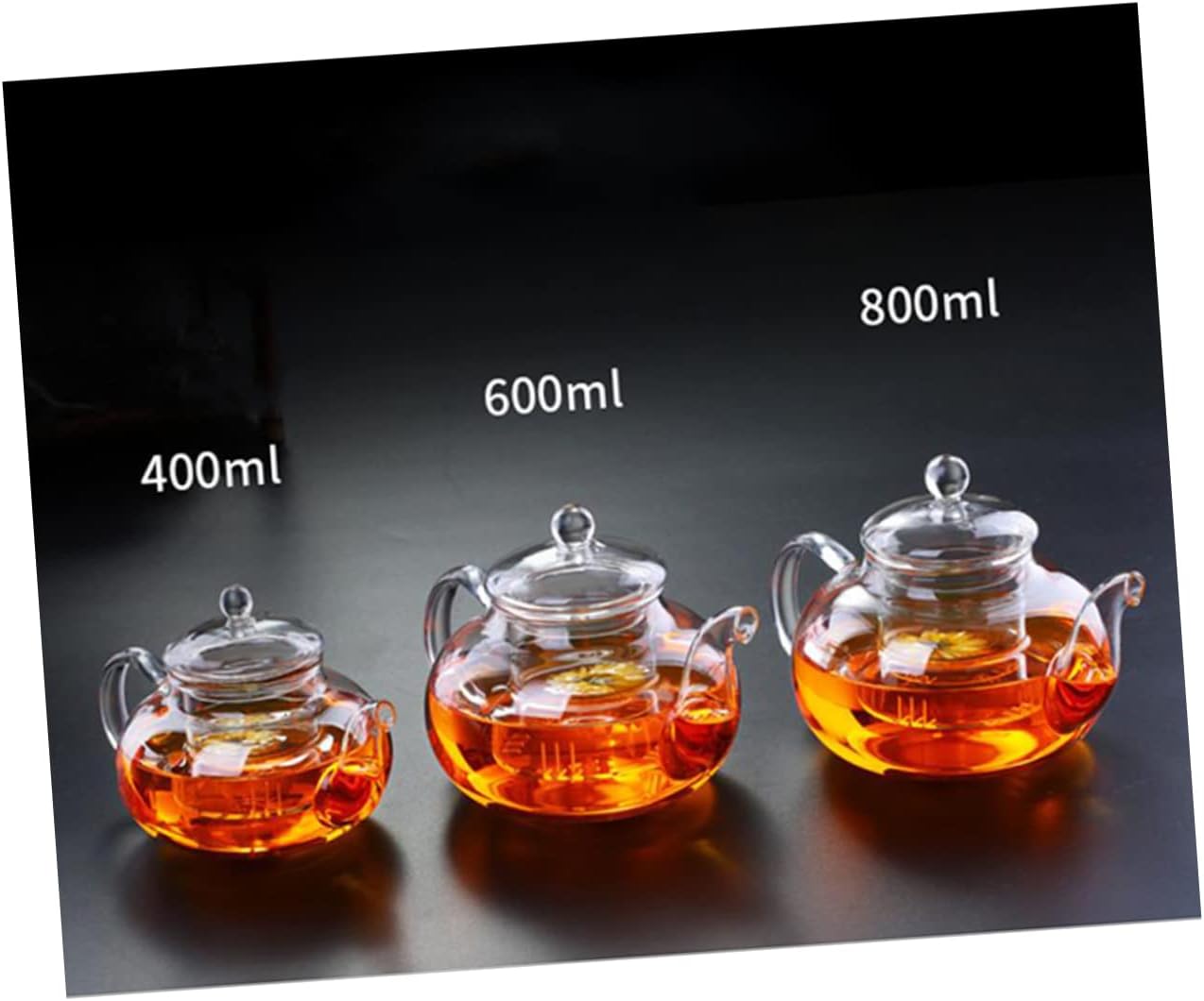 Glass Teapot for Loose Leaf Tea Brewing - 1 Piece Teaware Pot