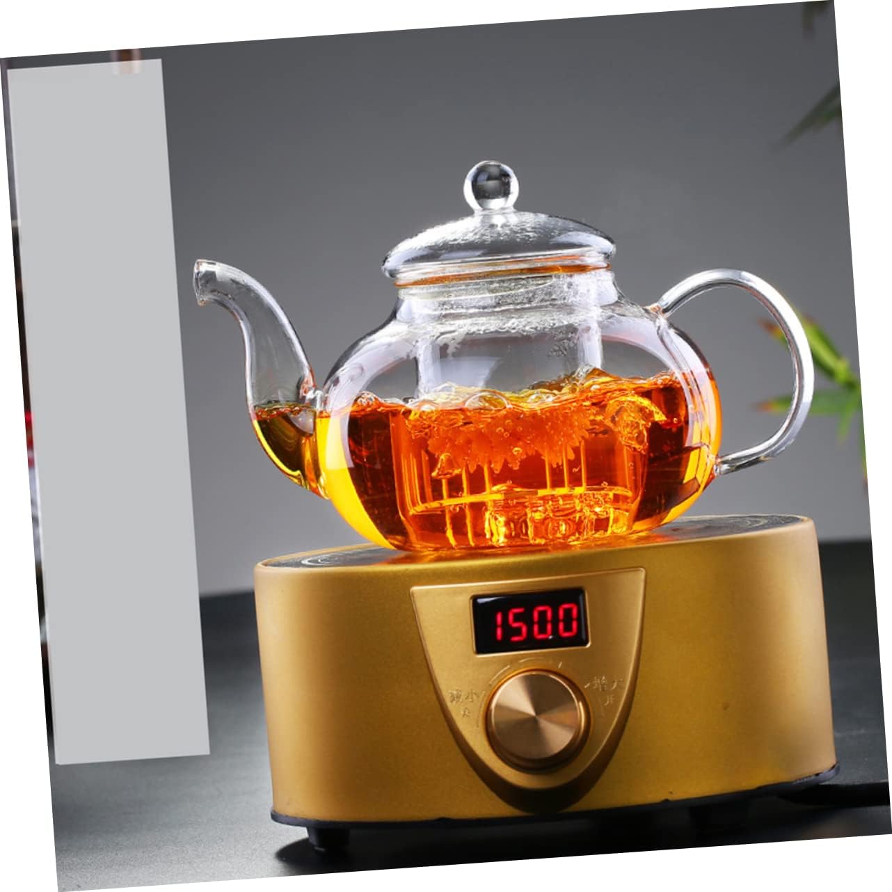 Glass Teapot for Loose Leaf Tea Brewing - 1 Piece Teaware Pot