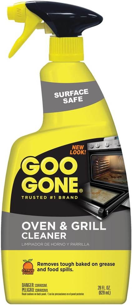 Goo Gone Oven and Grill Cleaner 28 oz - Removes Baked-On Grease Safely