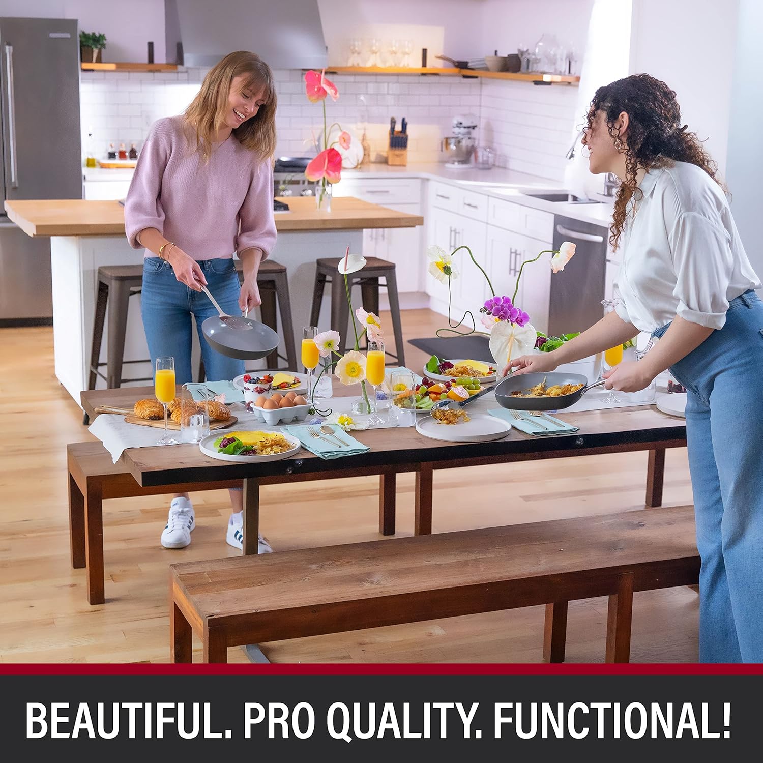 Granitestone Pro 20-Piece Nonstick Cookware Set - Hard Anodized, Durable, Toxin-Free, Dishwasher Safe