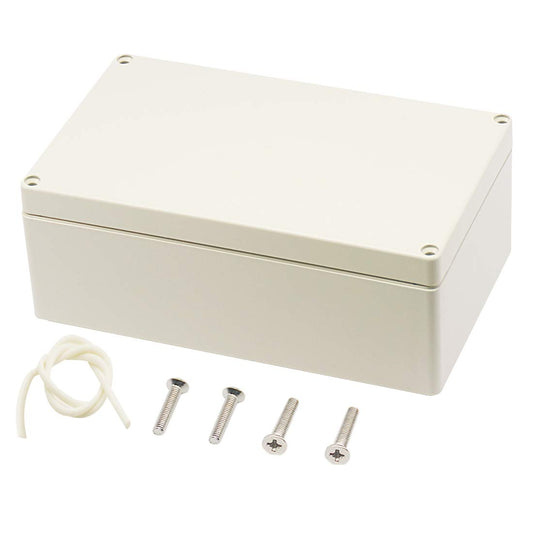 Gray ABS Plastic Junction Box IP65 Waterproof Dustproof Enclosure 7.9 x 4.7 x 2.95 inch - Universal Electrical Project Box