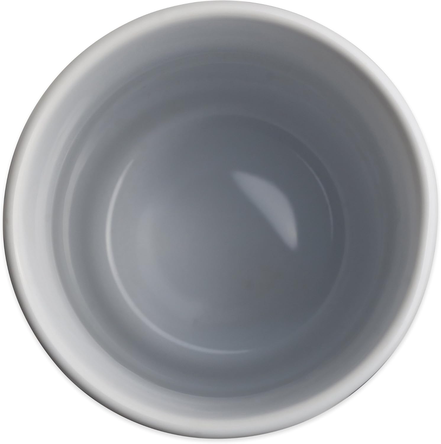 Gray Bone Dry Lattice Collection Pet Bowl and Treat Canister Set, 4x6.5