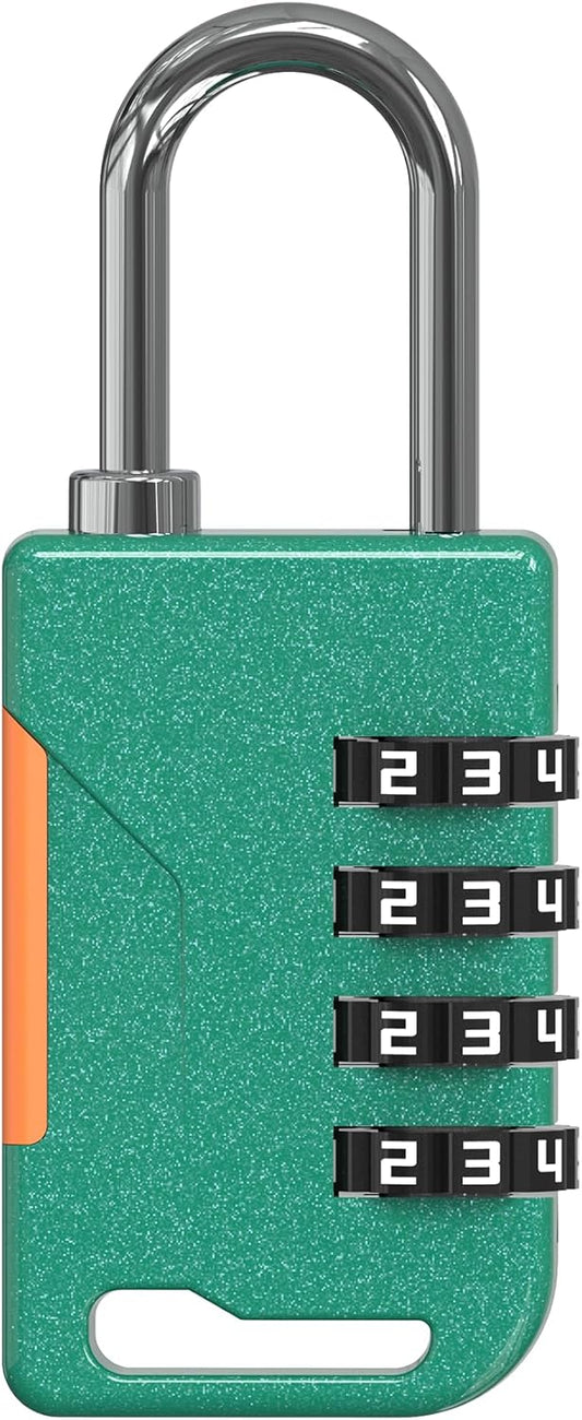 Green UP Security Retractable Cable Bike Lock with Theft Protection - Compact Helmet Lock and Padlock Combination for Convenient Security