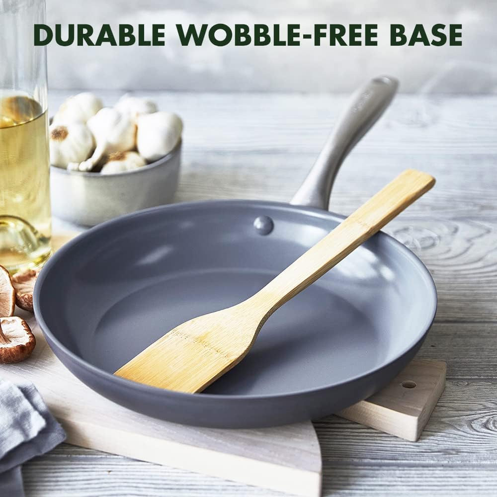 GreenPan Lima Hard Anodized Ceramic Nonstick Wok Pan - 12.5", PFAS-Free, Oven Safe - Gray Color