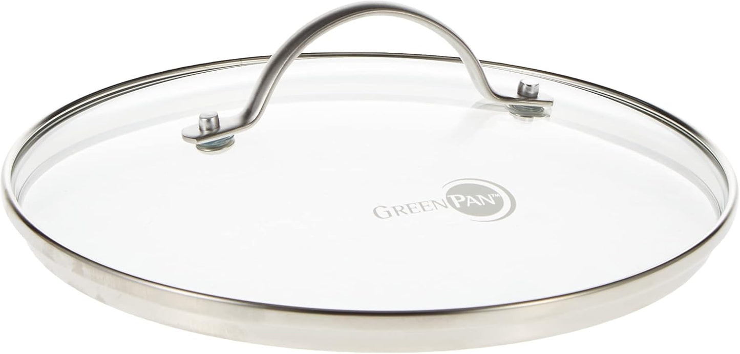 GreenPan Swift Healthy Ceramic Nonstick 8" Frying Pan Skillet with Glass Lid - PFAS-Free Stainless Steel Handle, Dishwasher & Oven Safe