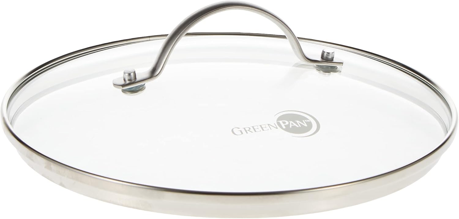 GreenPan Swift Healthy Ceramic Nonstick 8" Frying Pan Skillet with Glass Lid - PFAS-Free Stainless Steel Handle, Dishwasher & Oven Safe