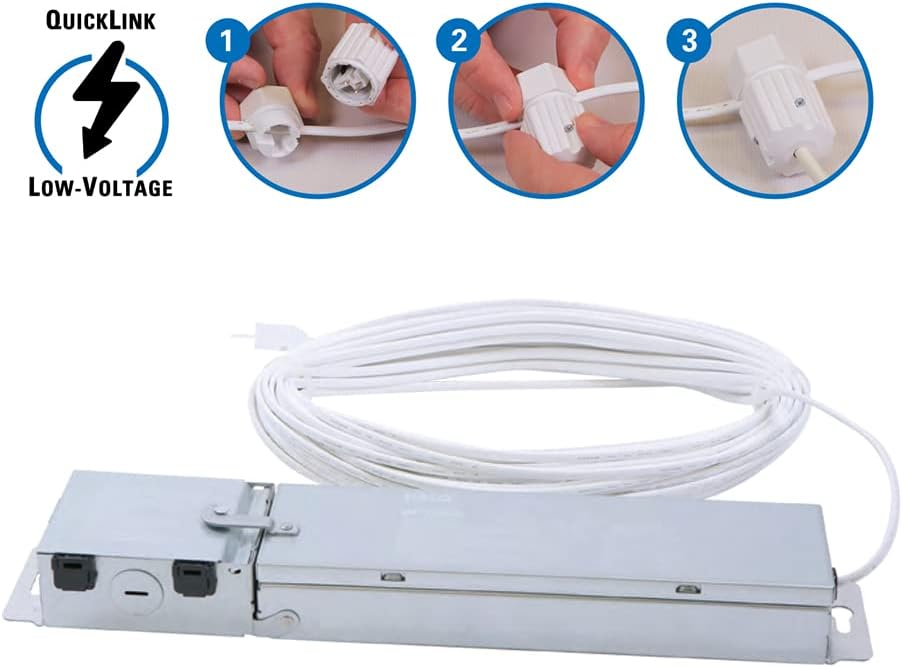 HALO Quicklink 4 Inch Canless Ultra-Thin LED Wafer Light 6 Pack - Ceiling/Shower - 605 Lumens - 5 Color Temperatures - 0-10V Dimming