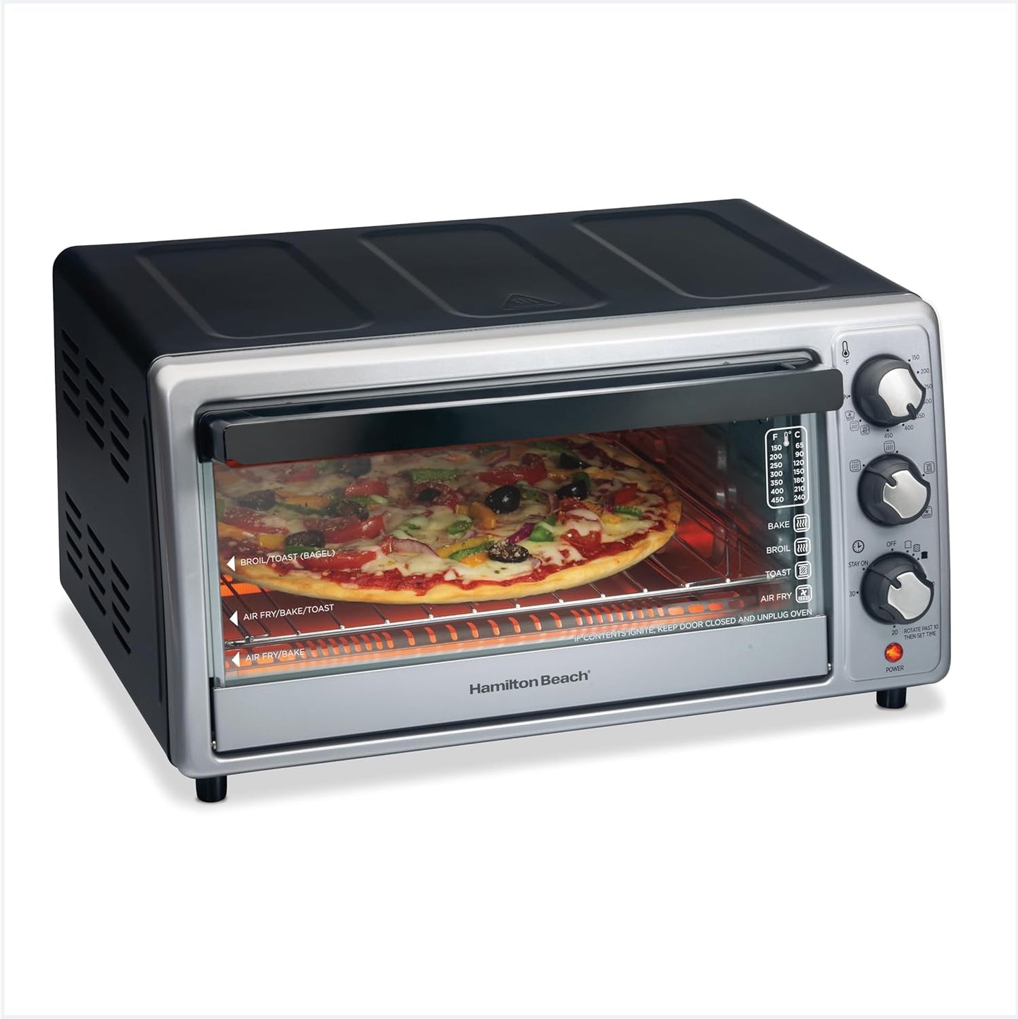 Hamilton Beach Sure-Crisp Toaster Oven Air Fryer Combo
