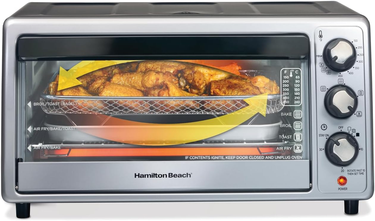 Hamilton Beach Sure-Crisp Toaster Oven Air Fryer Combo