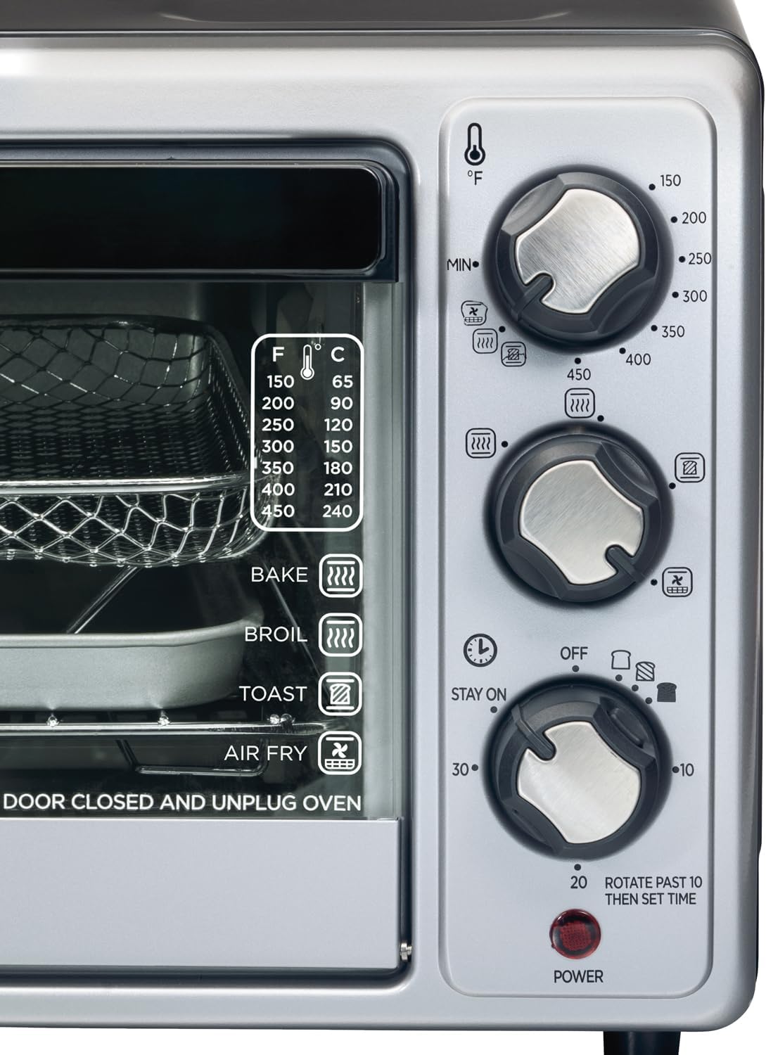 Hamilton Beach Sure-Crisp Toaster Oven Air Fryer Combo