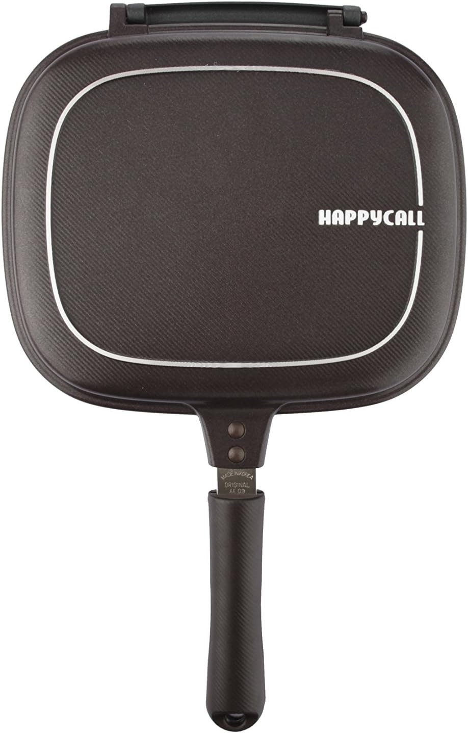 Happycall Double Pan - Titanium Nonstick Omelette Flip Pan, Square, Dishwasher Safe, PFOA-free - Brown