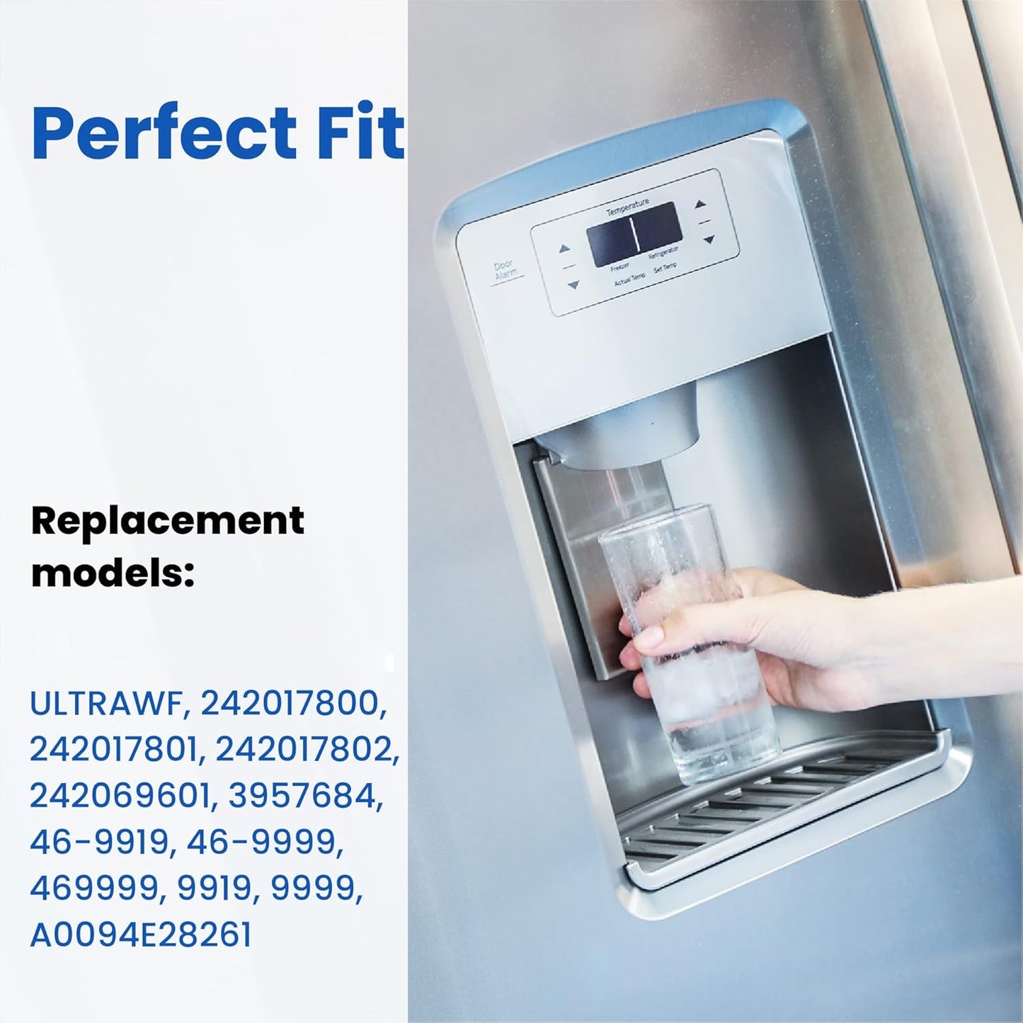 Haprait HP005 Water and Ice Filter Replacement for Frigidaire ULTRAWF and Kenmore 9999 - 11 Inches