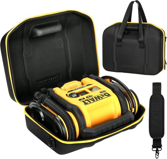 Hard Case for DEWALT 20V MAX Tire Inflator - Storage Bag with Neck Strap for DCC020IB Tools