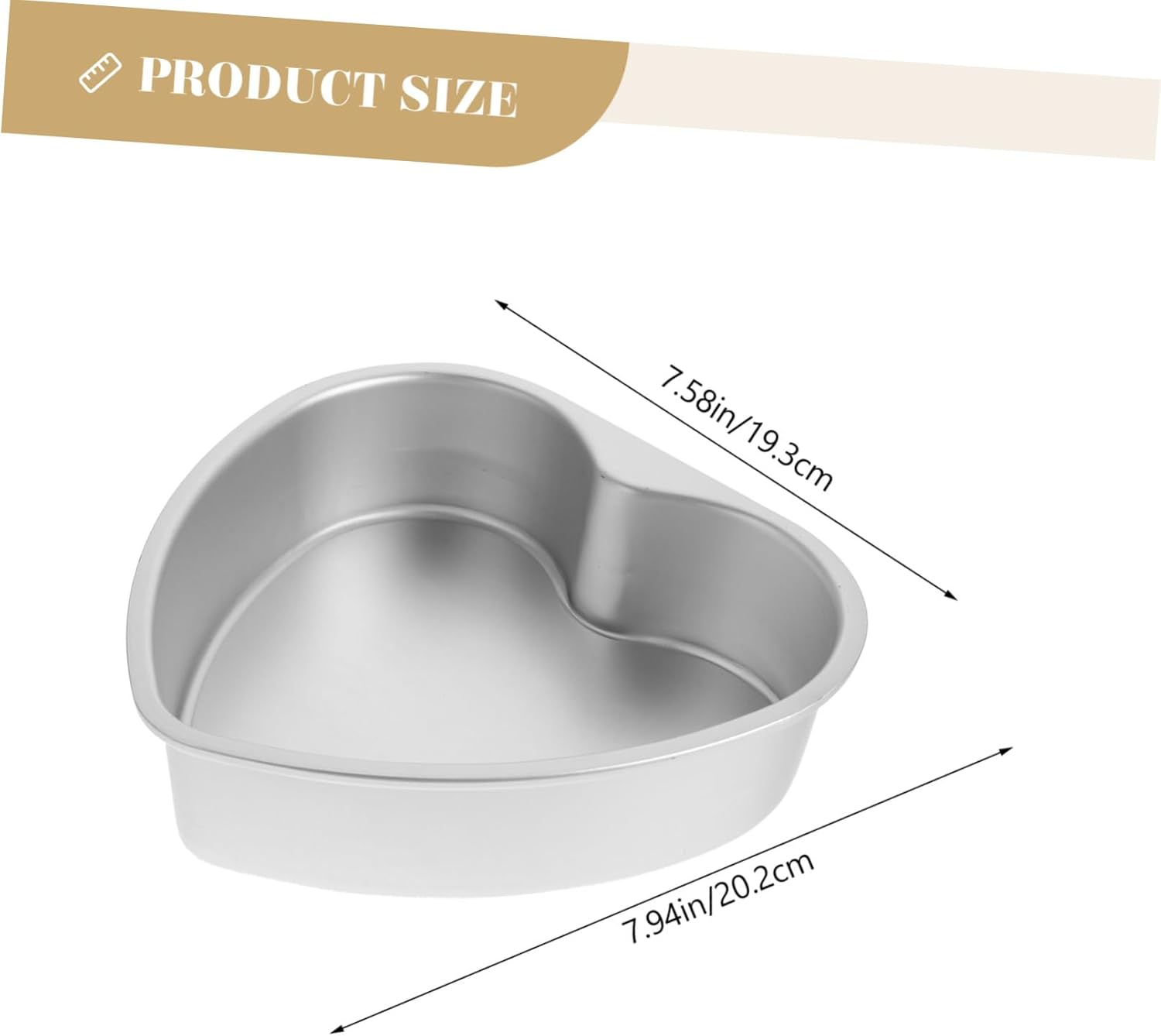 Heart Shaped Cake Mold for Baking Cheesecakes & Pastries - Easy Release DIY Mould by OKUMEYR