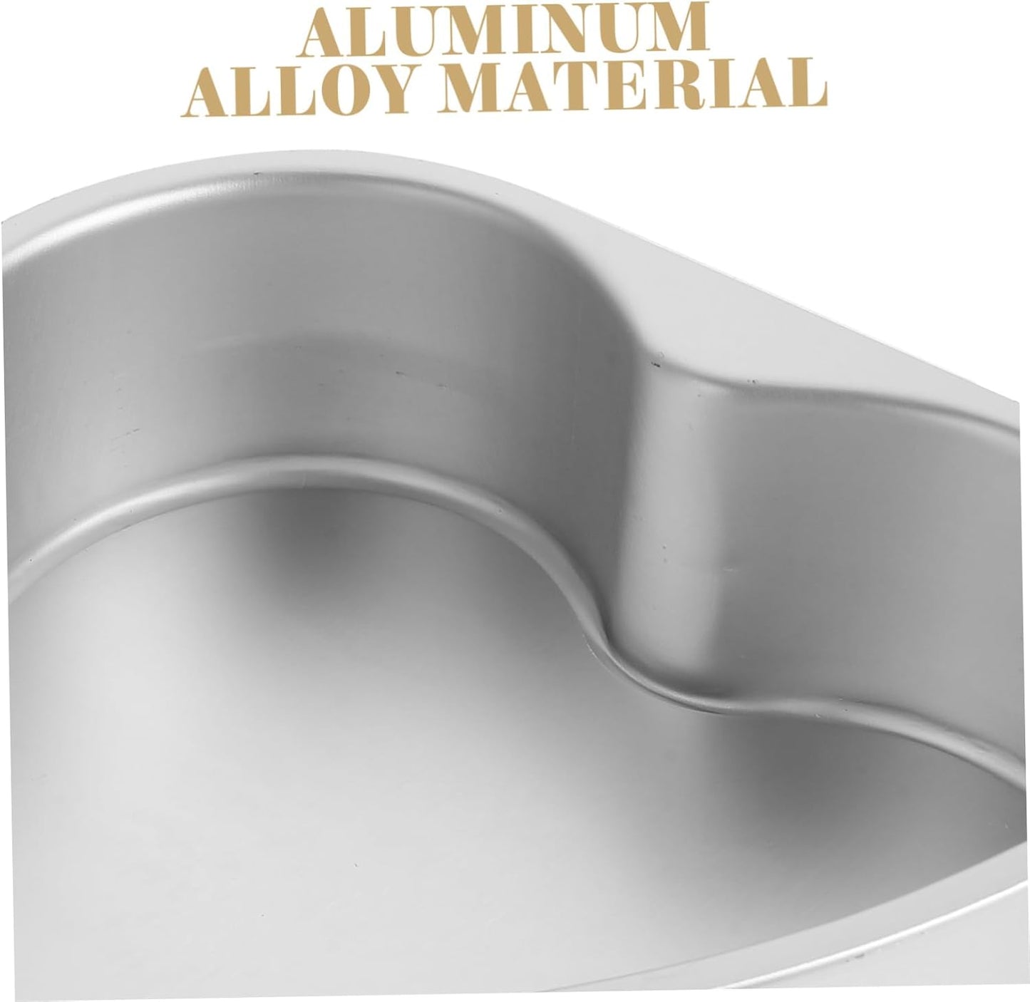 Heart Shaped Cake Mold for Baking Cheesecakes & Pastries - Easy Release DIY Mould by OKUMEYR