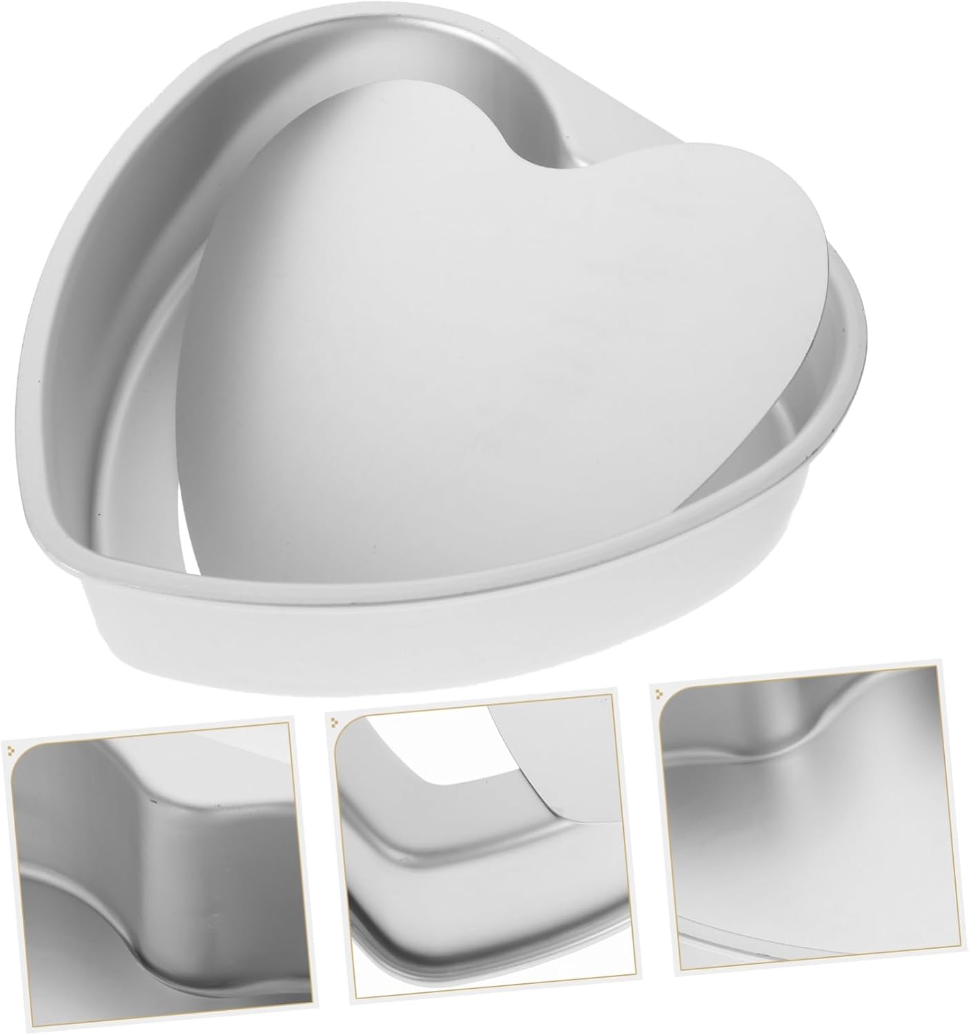 Heart Shaped Cake Mold for Baking Cheesecakes & Pastries - Easy Release DIY Mould by OKUMEYR