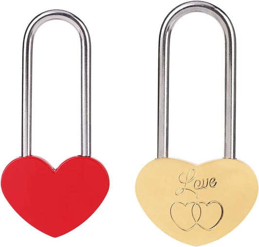 Heart Shaped Love Lock Padlock for Couples - Perfect for Weddings, Anniversaries, and Valentines Day