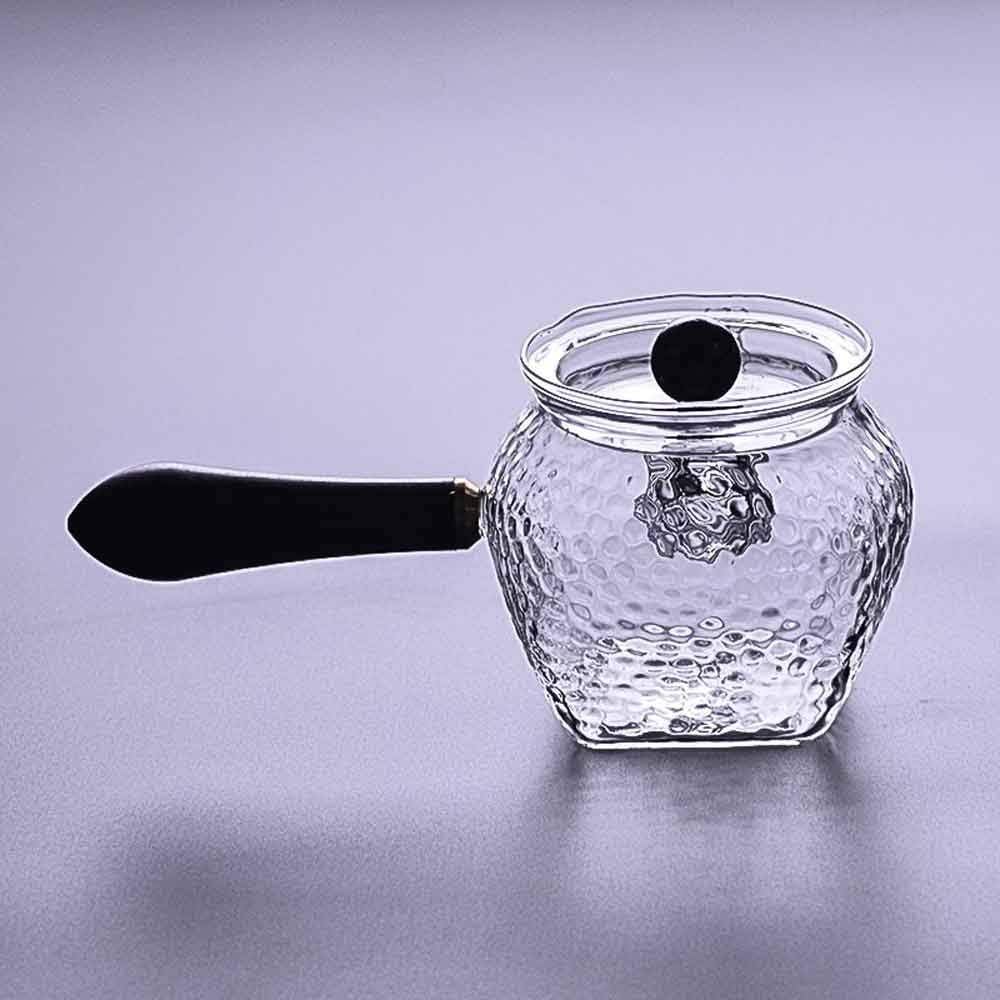 Heat-Resistant Glass Kettle Teapot Set for Flower Tea - 210ml Capacity