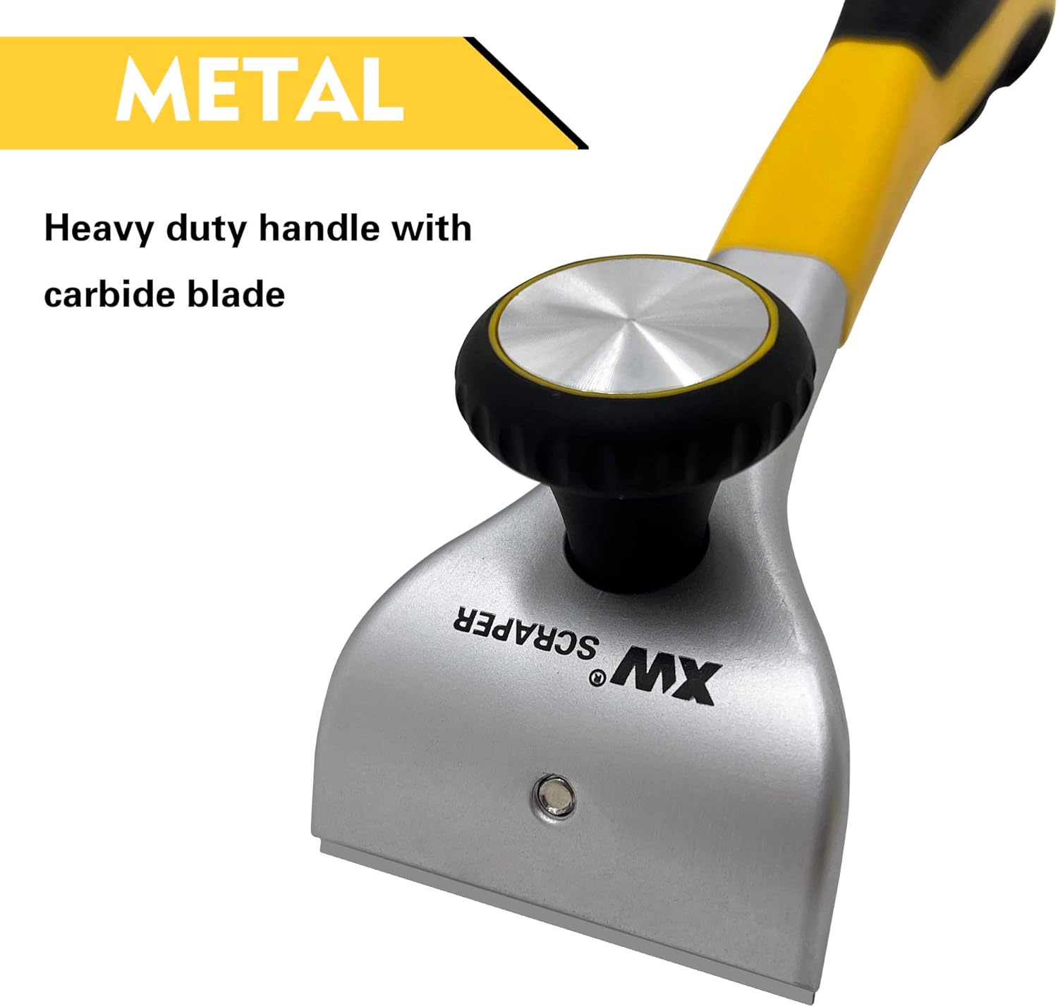 Heavy Duty 2-3/8" Carbide Scraper for Paint Removal, Painter Tool with Extra Blade (60x 12 x 1.5mm)