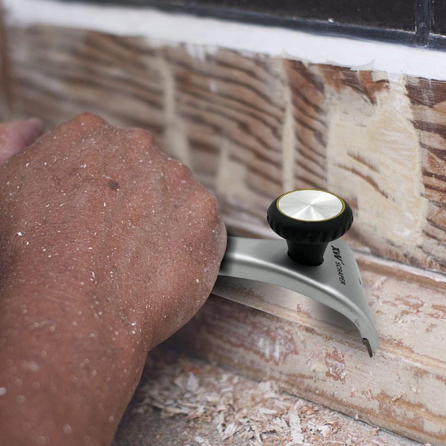 Heavy Duty 2-3/8" Carbide Scraper for Paint Removal, Painter Tool with Extra Blade (60x 12 x 1.5mm)