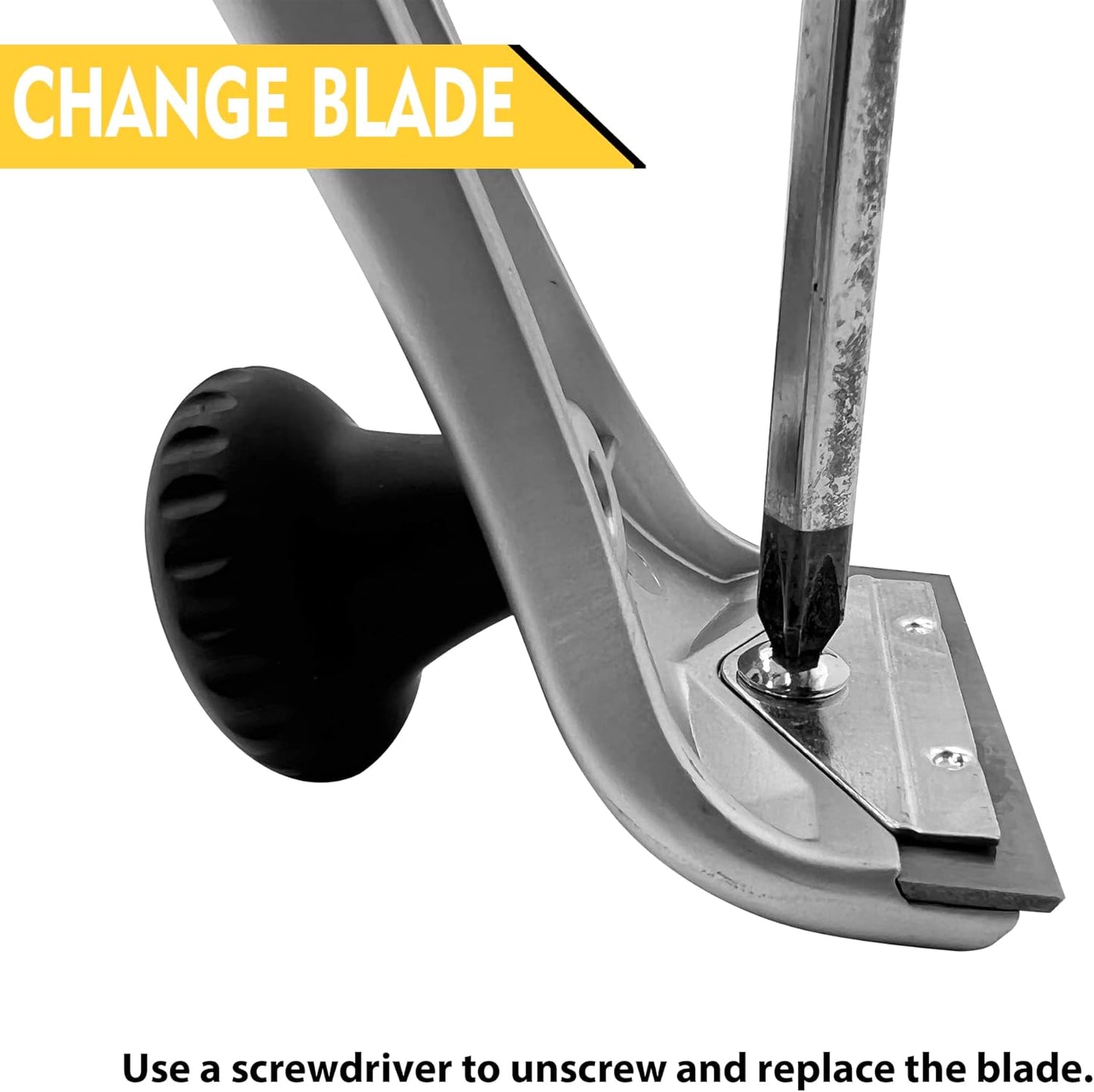 Heavy Duty 2-3/8" Carbide Scraper for Paint Removal, Painter Tool with Extra Blade (60x 12 x 1.5mm)