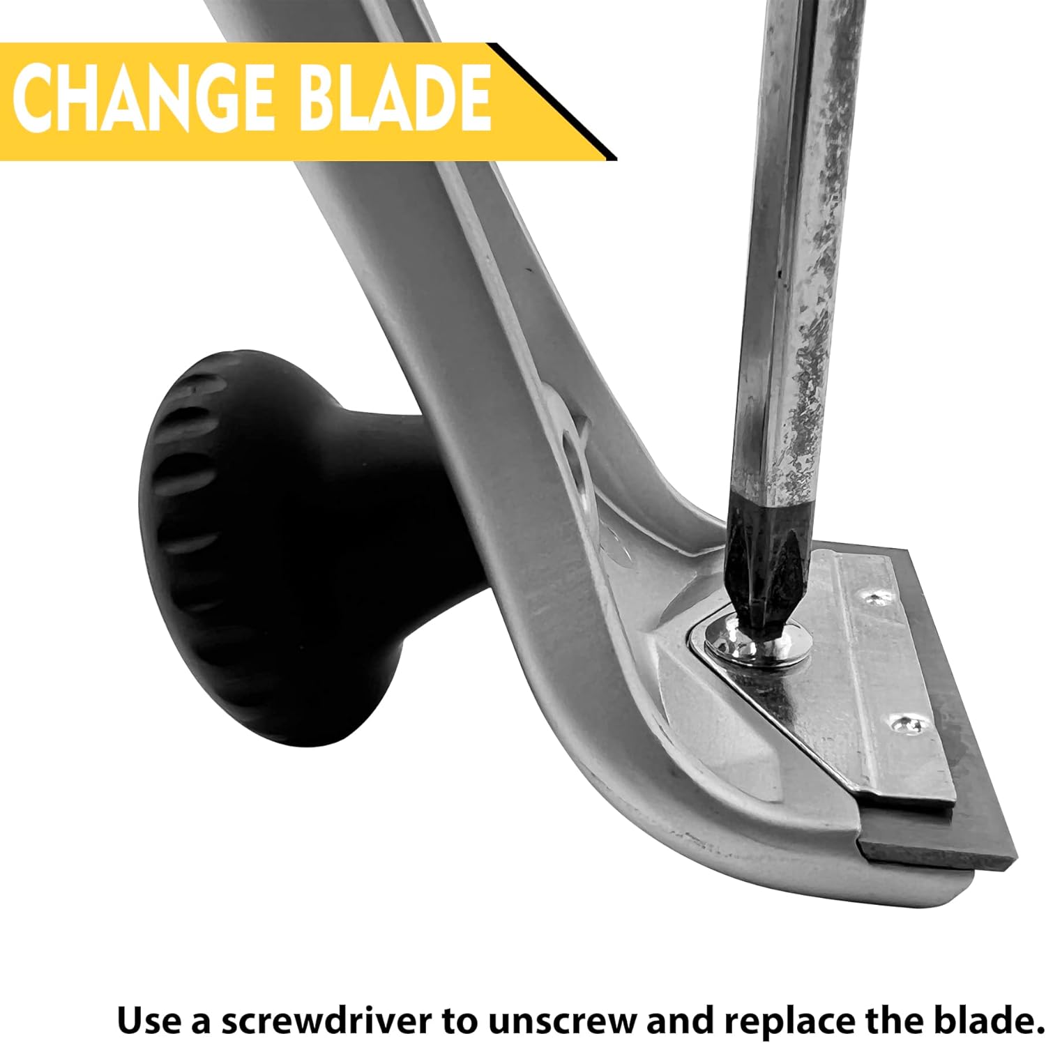 Heavy Duty 2-3/8" Carbide Scraper for Paint Removal, Painter Tool with Extra Blade (60x 12 x 1.5mm)