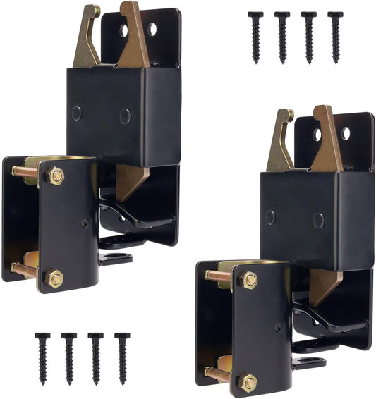 Heavy Duty 2 Way Farm Gate Latch - Set of 2, Fence Gate Latch for Metal Gates with Screws and Instructions - Ideal for Livestock, Cattle, Horse Corrals, and Ranches - WildKart