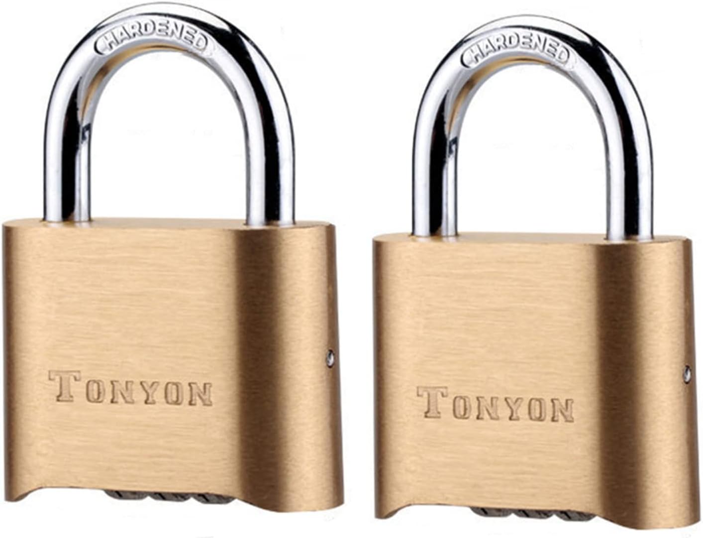 Heavy Duty 4 Digit Outdoor Combination Lock with 10,000 Combinations - Waterproof Padlock for Sheds, Fence, Gym, Gate