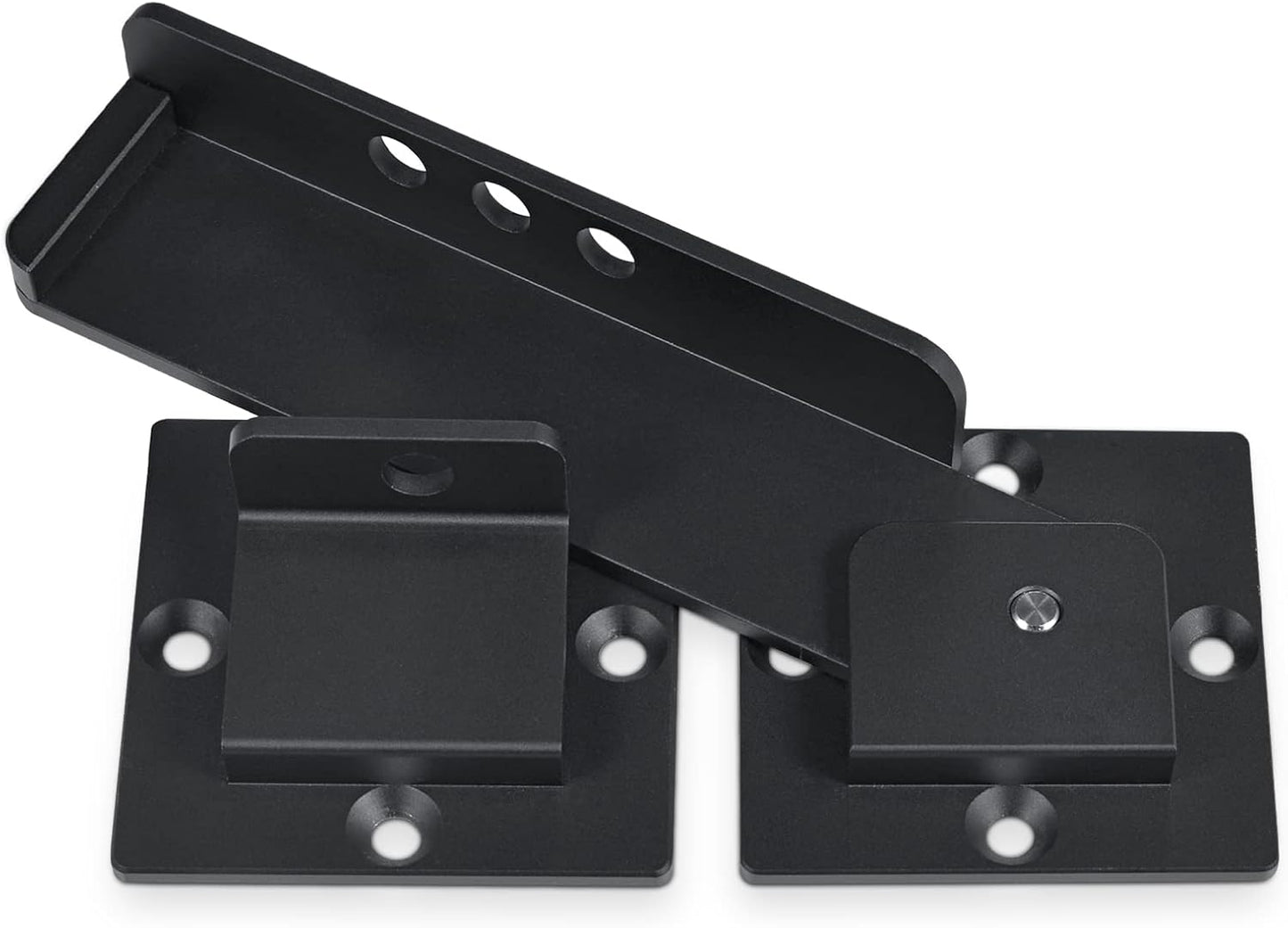 Heavy Duty 7.5" Flip Gate Latch Lock with Padlock Hole - Adjustable Aluminum Alloy Door Latch for Sliding and Swing Open Doors - Ideal for Outdoor Gates, Fences, Barns, Sheds, Garages, and Yards