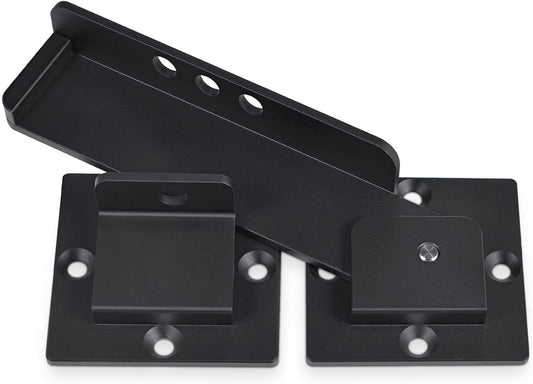 Heavy Duty 7.5" Flip Gate Latch Lock with Padlock Hole - Adjustable Aluminum Alloy Door Latch for Sliding and Swing Open Doors - Ideal for Outdoor Gates, Fences, Barns, Sheds, Garages, and Yards